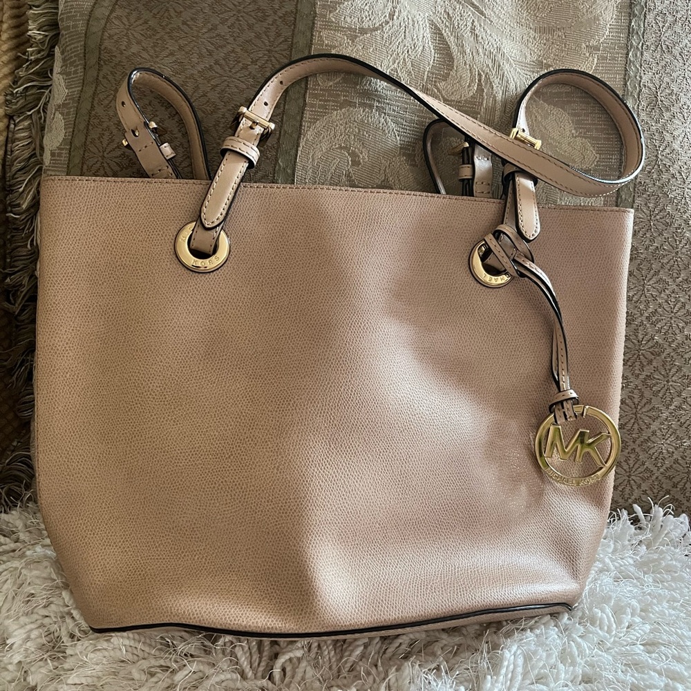 Michael Kors Tan Leather Tote Bag